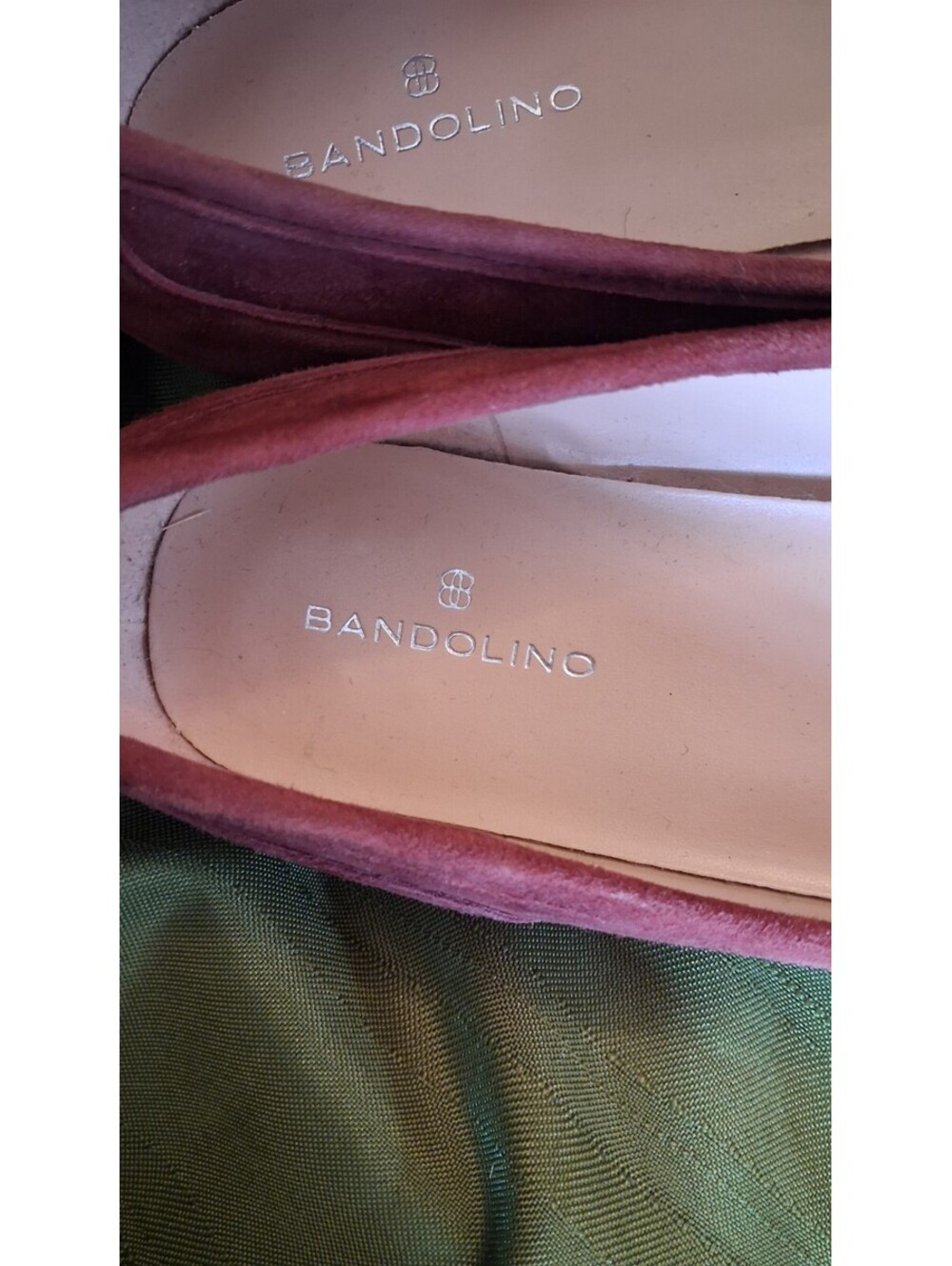 Bandolino Mulberry Velvet Loafers Size 7.5 Lightly Worn, Good Condition - Picture 3 of 5